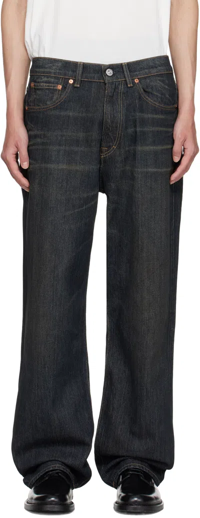 Our Legacy Navy Third Cut Jeans In Blue