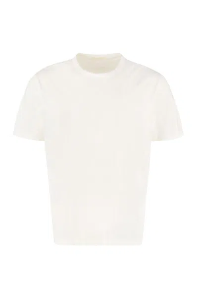 Our Legacy New Box Cotton Crew-neck T-shirt In Neutral
