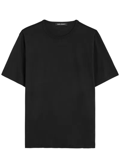 Our Legacy New Box T-shirt In Black In Nero