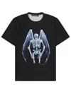 Our Legacy Mens Fallen Angel Print Graphic-print Cotton T-shirt In Black