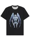 Our Legacy Mens Fallen Angel Print Graphic-print Cotton T-shirt In Black