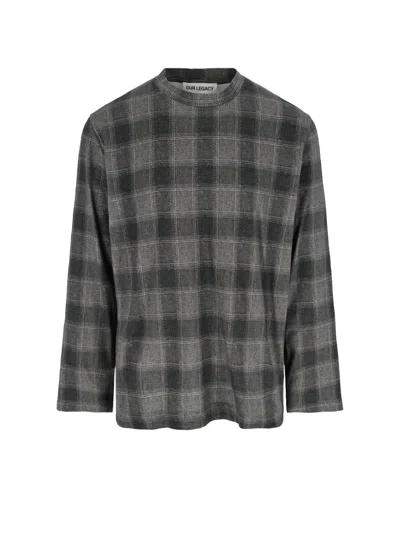 Our Legacy Oakland Check T-shirt In Multi