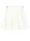 Our Legacy Object Pleated Mini Skirt In Neutrals