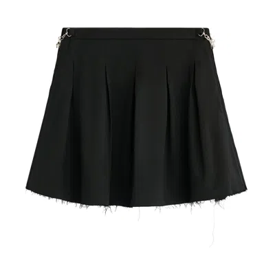 Pre-owned Our Legacy Object Skirt 'black Worsted Wool' | Women's Size 42