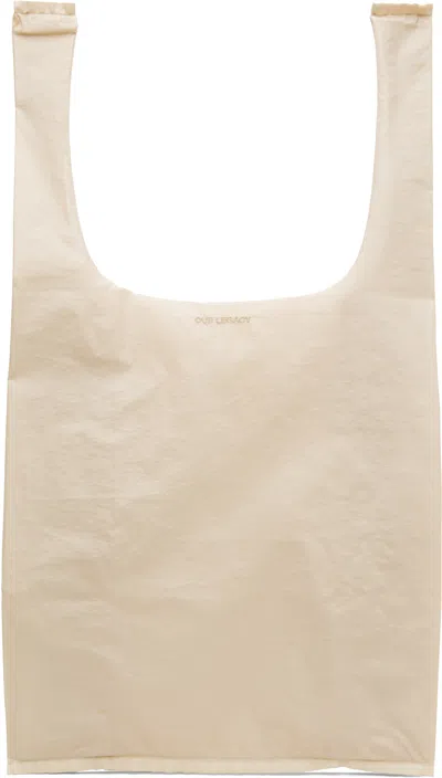 Our Legacy Off-white Grocery Tote