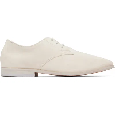 Our Legacy Off-white Collapsing Consultant Derbys In Neutral