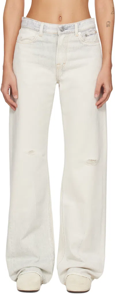 Our Legacy Off-white Wata Cut Jeans