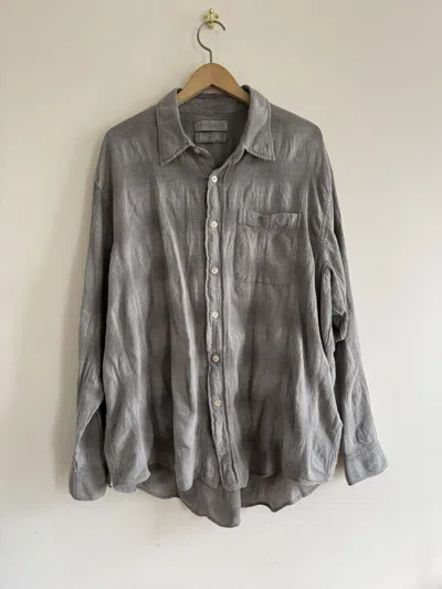 Pre-owned Our Legacy Ol Workshop Natura Shirt Overdyed Carbon In Gray