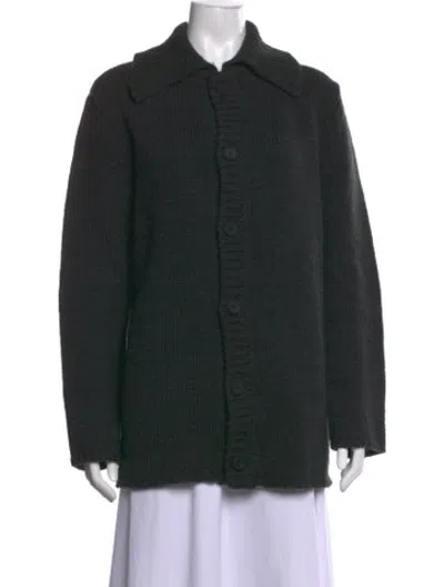 Pre-owned Our Legacy Open Front Sweater In Green