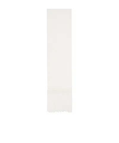Our Legacy Open-knit Fringed Scarf In White