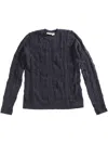 Our Legacy Navy Formal Roundneck Sweater In Blue