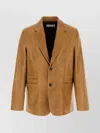 Our Legacy Opening Blazer In Camel Leather