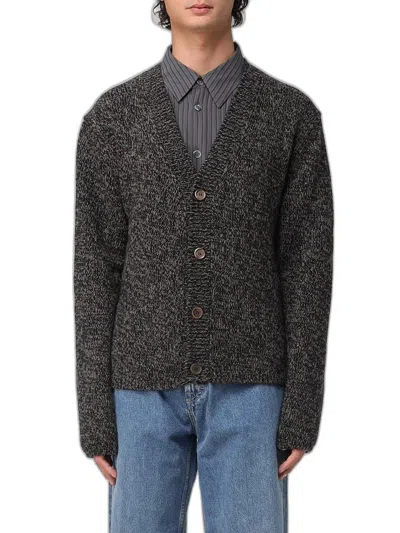 Our Legacy Bear Twist Mouline Wool Cardigan In Brown