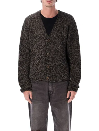 Our Legacy Bear Twist Mouline Wool Cardigan In Red