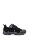 Our Legacy Black Suede Leather Sneakers With Vibram Sole In Black