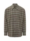 Our Legacy Borrowed Flannel Checked Shirt In Green