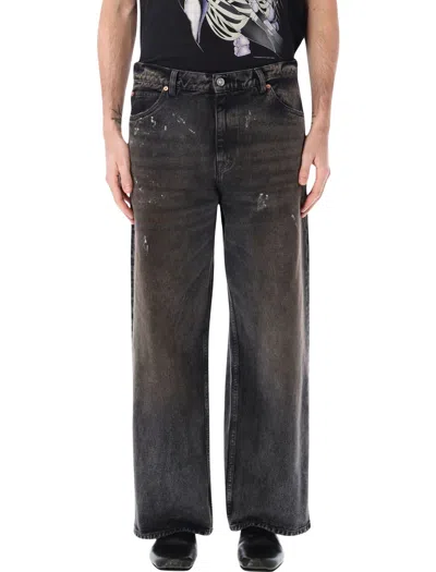 Our Legacy Vast Cut Wide-leg Jeans In Black