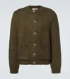 Our Legacy Over Wool And Alpaca Cardigan In Green