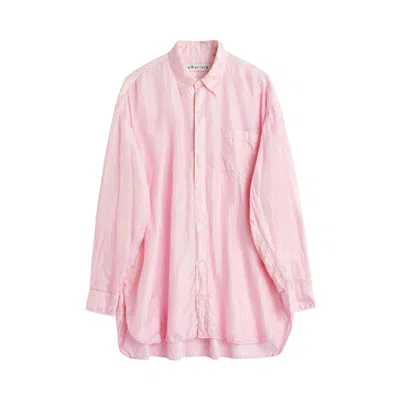 Pre-owned Our Legacy Oversize Silk Darling Shirt 'pink' | Men's Size 50
