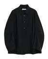 Our Legacy Oversized Long-sleeve Shirt In Black