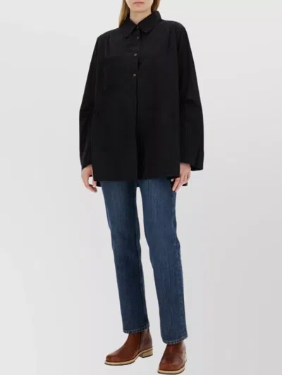 Our Legacy Oversized Shirt With Collared Neck And Pocket