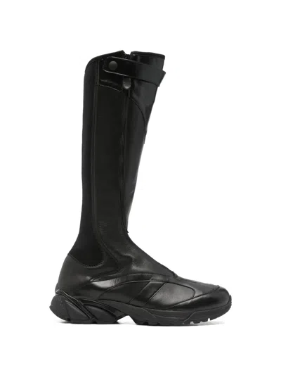 Our Legacy Panelled Zip Boots In Black