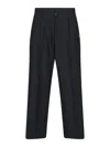 Our Legacy Maitre D Belt-loop Casual Pants In Black