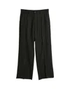 Our Legacy Relaxed Fit Black Viscose Baggy Pants In Black