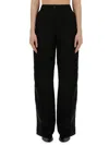 Our Legacy Alloy Wide Leg Trousers With Side Pockets In Black