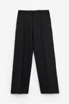 Our Legacy Borrowed Wool Trousers In Black