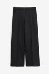 Our Legacy Maitre D Belt-loop Casual Pants In Black
