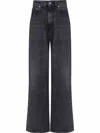 Our Legacy 25.5cm Third Cut Cotton Denim Jeans In Black