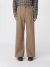 Our Legacy Bridge Chino Wide Leg Cotton Trousers In Brown