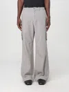 Our Legacy Relaxed Fit Cargo Pants With Wide Legs In Grau