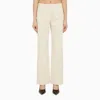 Our Legacy Regular White Cotton Trousers In White