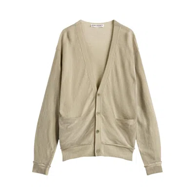 Pre-owned Our Legacy Parallel Cardigan 'moss Spray Dye Cherub Wool' | Grey | Men's Size 46 In Gray