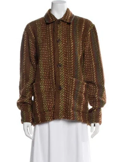 Pre-owned Our Legacy Patterned Sweater In Brown