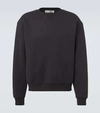 Our Legacy Perfect Crew-neck Long-sleeve Sweater In Black
