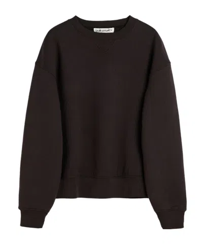 Our Legacy Long Sleeve Sweatshirt In Black