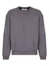 Our Legacy Cotton-wool Sweatshirt In Gray