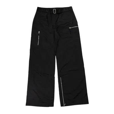 Our Legacy Pilot High Gloss Sateen Trouser In Black In Nero