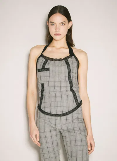 Our Legacy Pinafore Top In Grey