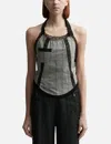 Our Legacy Gray Pinafore Top In Multicolor