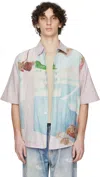 Our Legacy Printed Short Sleeve Lightweight Fabric Shirt