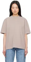 OUR LEGACY TAUPE BIG T-SHIRT