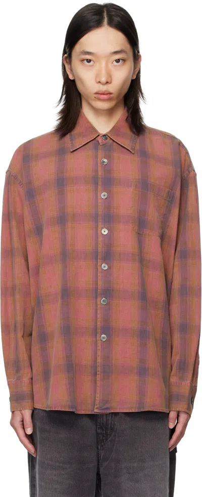 Our Legacy Pink Borrowed Shirt In Neutral