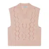 Our Legacy Pink Cable Michigan Tank Vest In Pink