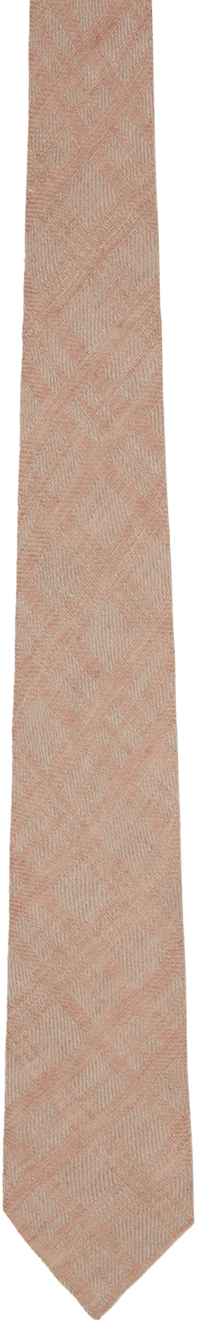 Our Legacy Pink Check Tie In Hammock Check Crumpl