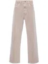 OUR LEGACY PINK THIRD CUT STRAIGHT-LEG JEANS