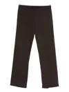 Our Legacy Pinstripe-pattern Trousers In Brown